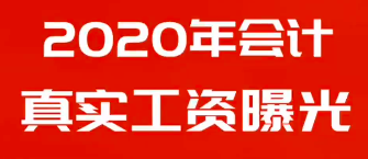 2020年会计真是工资曝光