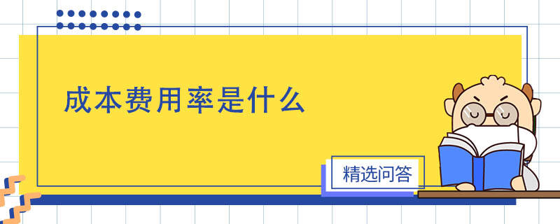 成本费用率是什么