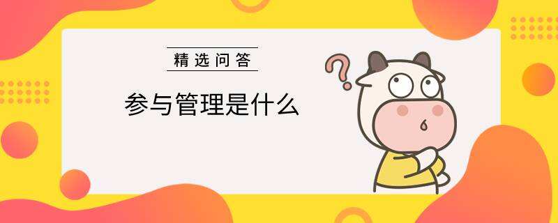 參與管理是什么