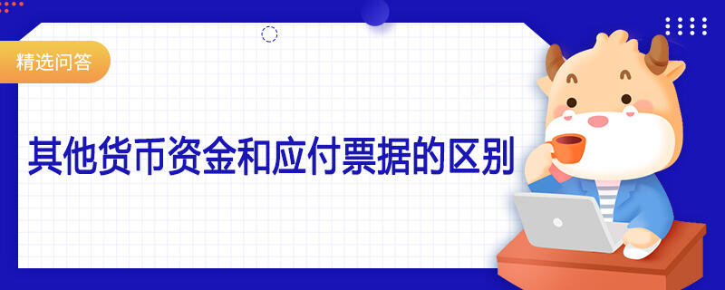 其他貨幣資金和應(yīng)付票據(jù)的區(qū)別