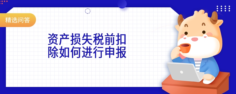 资产损失税前扣除如何进行申报