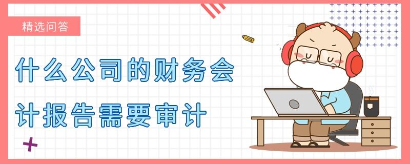 什么公司的財務(wù)會計報告需要審計