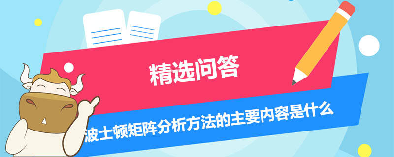 波士頓矩陣分析方法的主要內(nèi)容