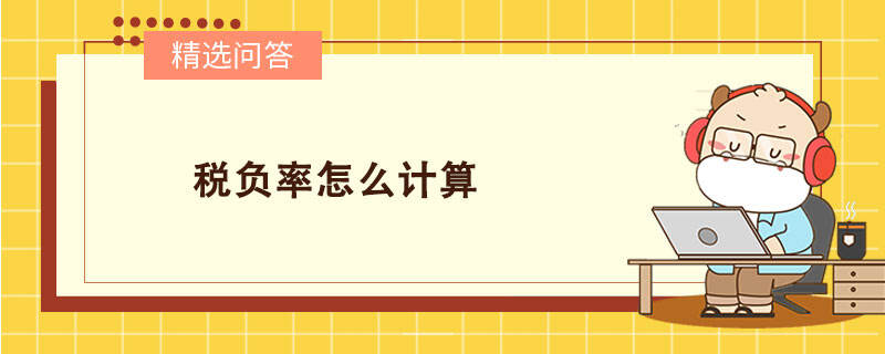 稅負率怎么計算