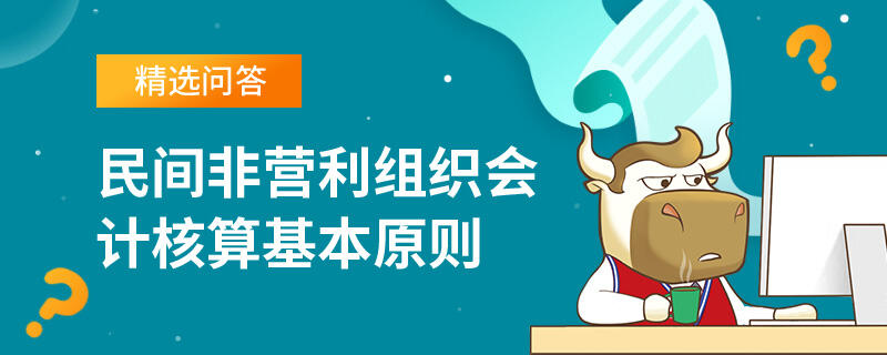 民間非營(yíng)利組織會(huì)計(jì)核算基本原則