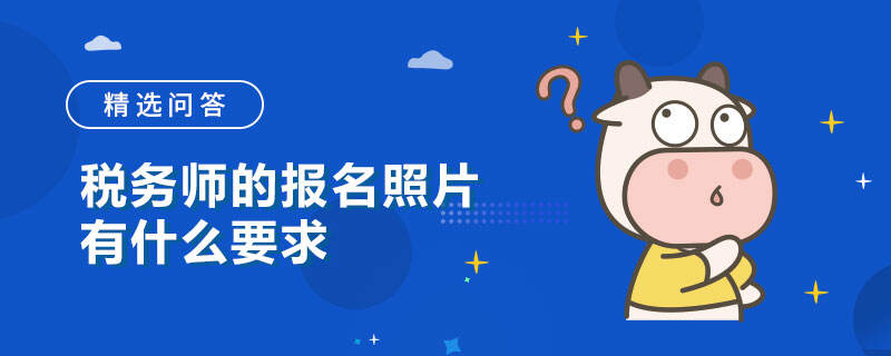 税务师的报名照片有什么要求