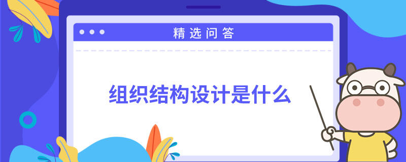 組織結(jié)構(gòu)設(shè)計(jì)是什么