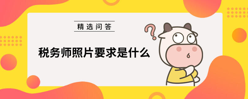 税务师照片要求是什么