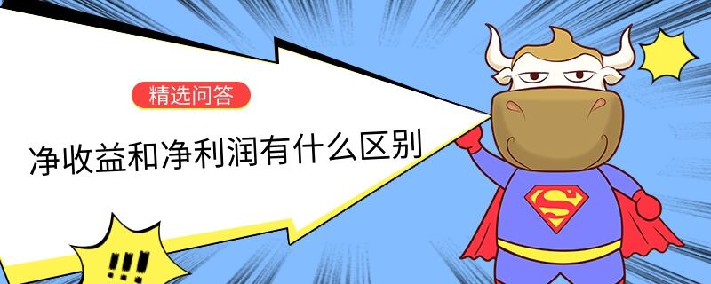 凈收益和凈利潤有什么區(qū)別