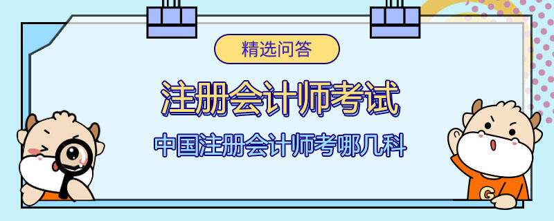 中國注冊會計師考哪幾科