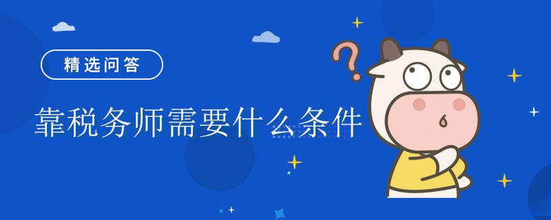 靠税务师需要什么条件