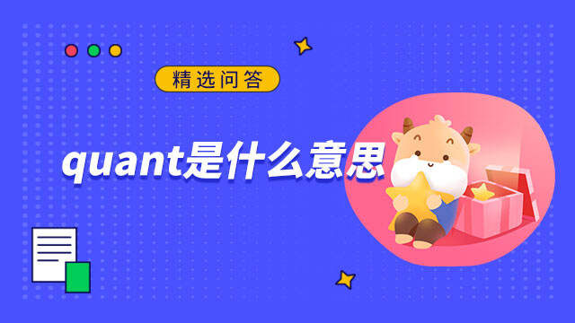 quant是什么意思