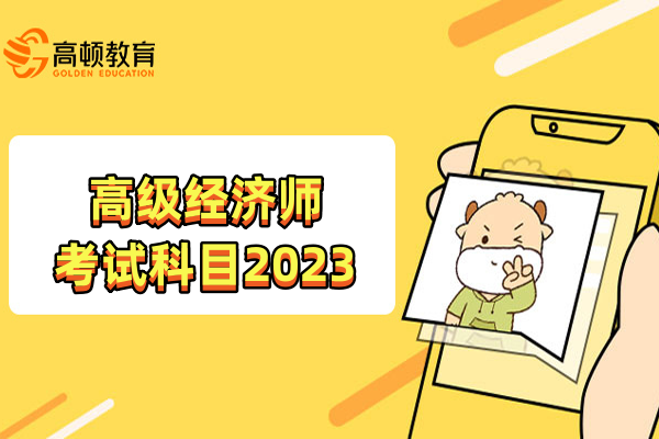 高级经济师考试科目2023