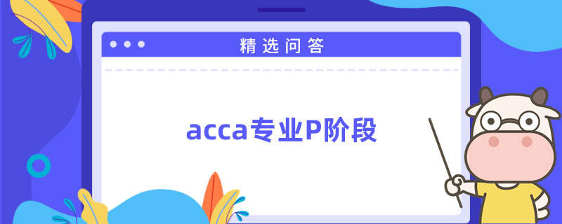 acca专业P阶段