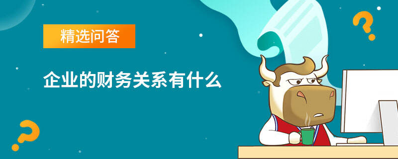 企業(yè)的財務關系有什么