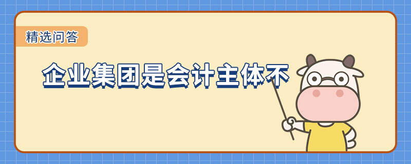 企業(yè)集團是會計主體不